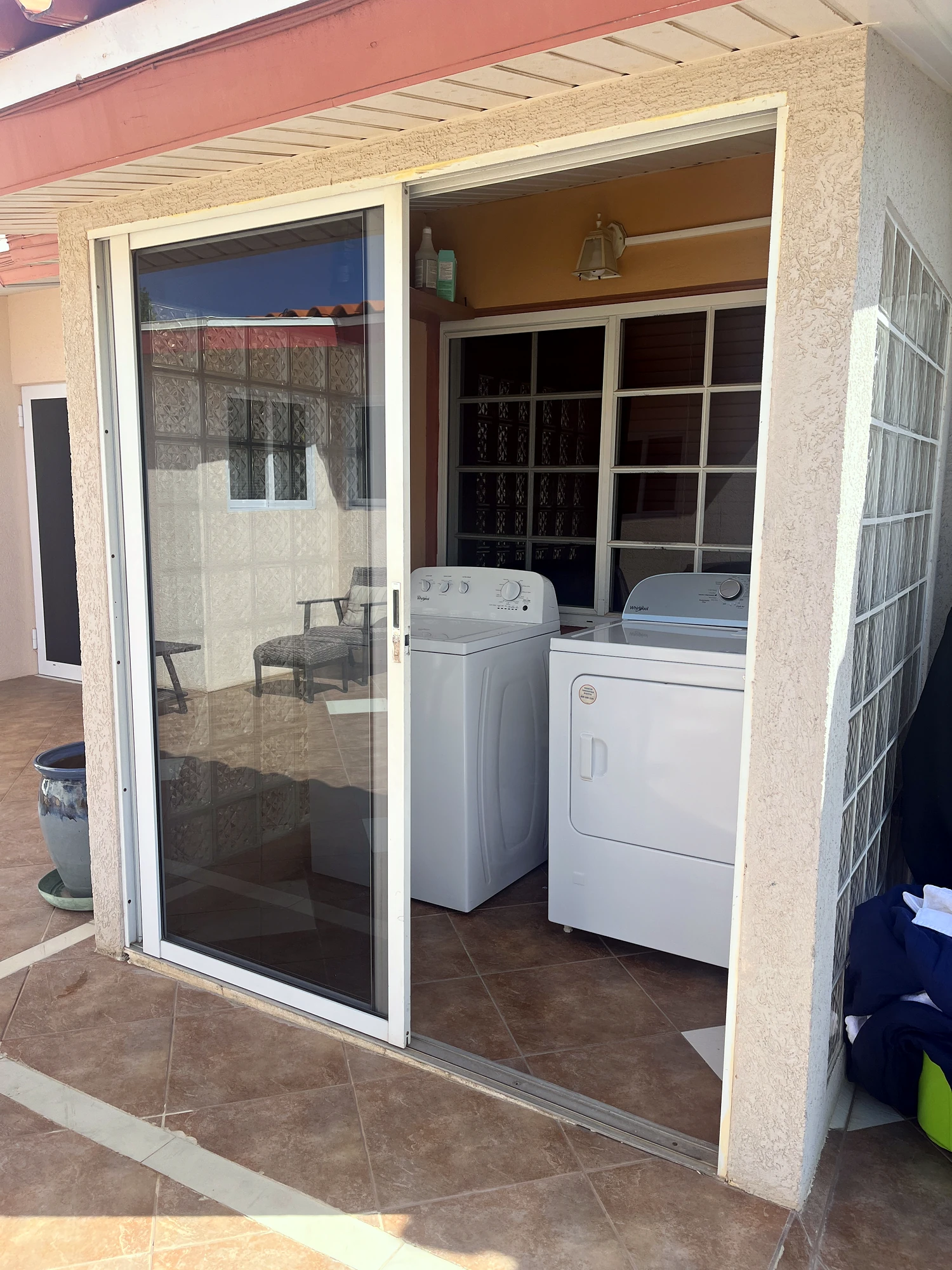 The laundry room